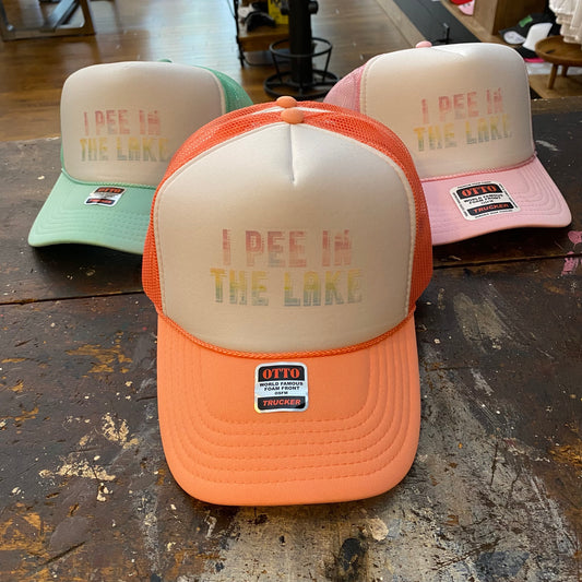 I pee in the lake hat