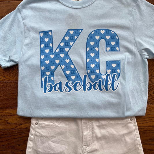 KC Baseball Clear Spangle